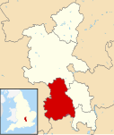 Wycombe UK locator map